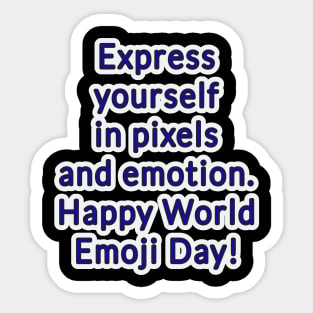 Universal Expressions: Embracing Emojis Sticker